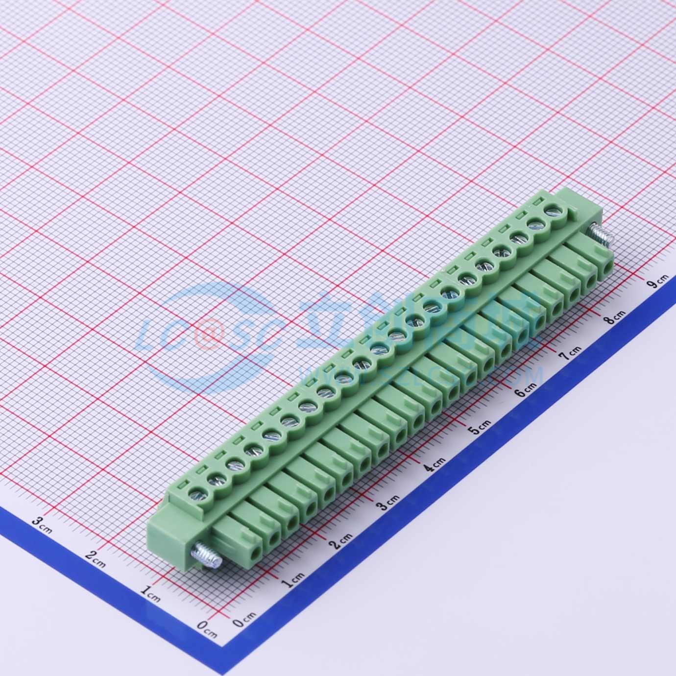 插拔式接线端子 WJ15EDGKM-3.81-21P P=3.81mm 插头 1x21P 原装