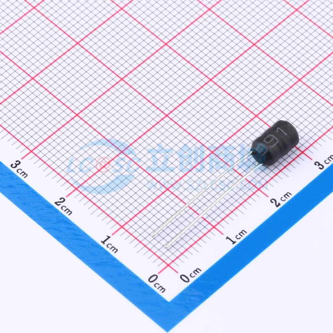 色环电感 XR4*6-153K-L 插件,D4xL6mm 15mH ±10% 原装