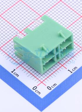 插拔式接线端子 KF2EDGKVG-3.5-2*2P 插件,P=3.5mm 板端/插座-闭