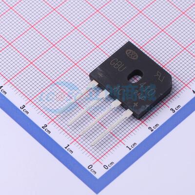 整流桥 GBU410 GBU 1kV 4A JUXING(钜兴) 原装 电子元器件配单