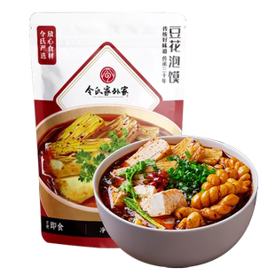陕西令氏家外家豆花泡馍西安宝鸡凤翔特产小吃夜宵早餐速食泡馍