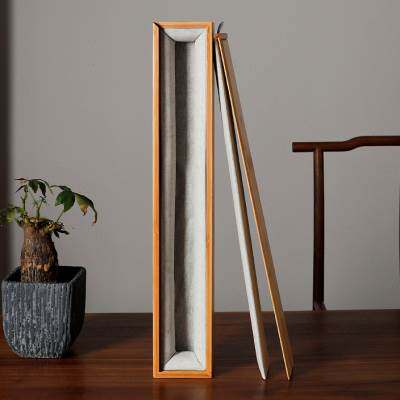 书画锦盒竹盒高档书画字画礼盒卷轴盒子装画的筒画卷收藏收纳包装