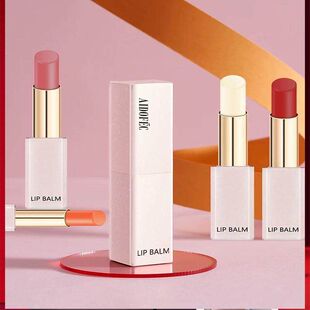 爱得菲莹润淡彩唇膏花漾温变口红冰糖纯色活力甜橙蜜桃微醺