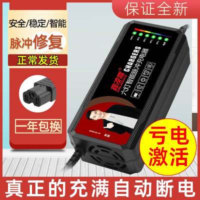 电动车电瓶充电器48V12AH20AH60V72伏爱玛雅迪台铃电车三轮车通用