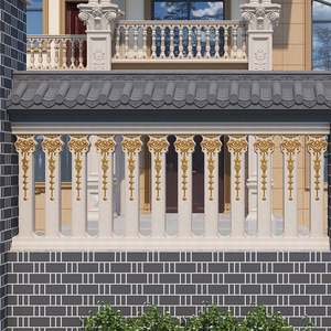 阳台护围栏模具花瓶柱栏杆扶手模具现浇水泥别墅欧式罗马柱子模具