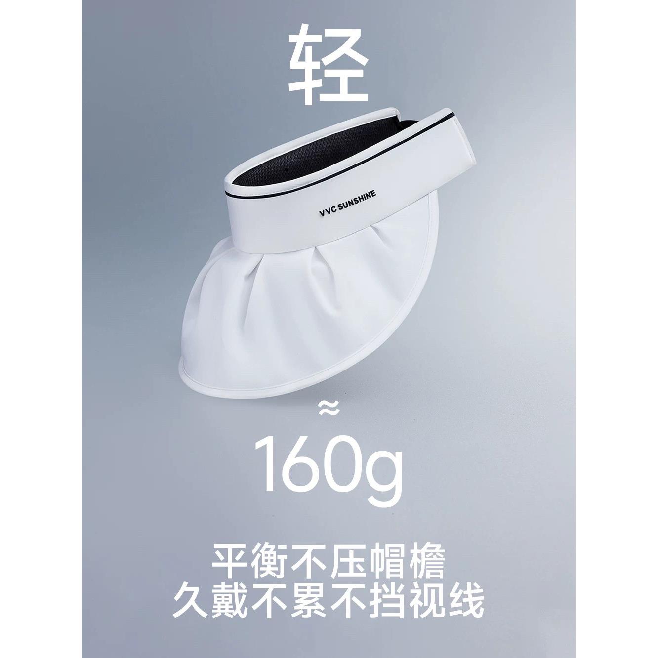 VVC旋风防晒帽女防紫外线风扇图片