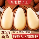 包邮 250g 东北开口松子连罐500g 原味坚果孕妇零食 新货大颗粒