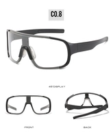 (HD Anti -uultraviolet UV400) Прозрачная модель черной рамы [подарочная коробка+зеркальная ткань]