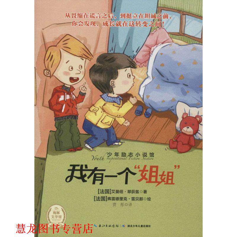 【正版书籍】 少年励志小说馆:我有一个姐姐 [法] 艾曼纽·翠荻兹 著,[法国] 弗雷德里克·雷贝娜 绘,贾彤 译 湖北少年儿童出版社