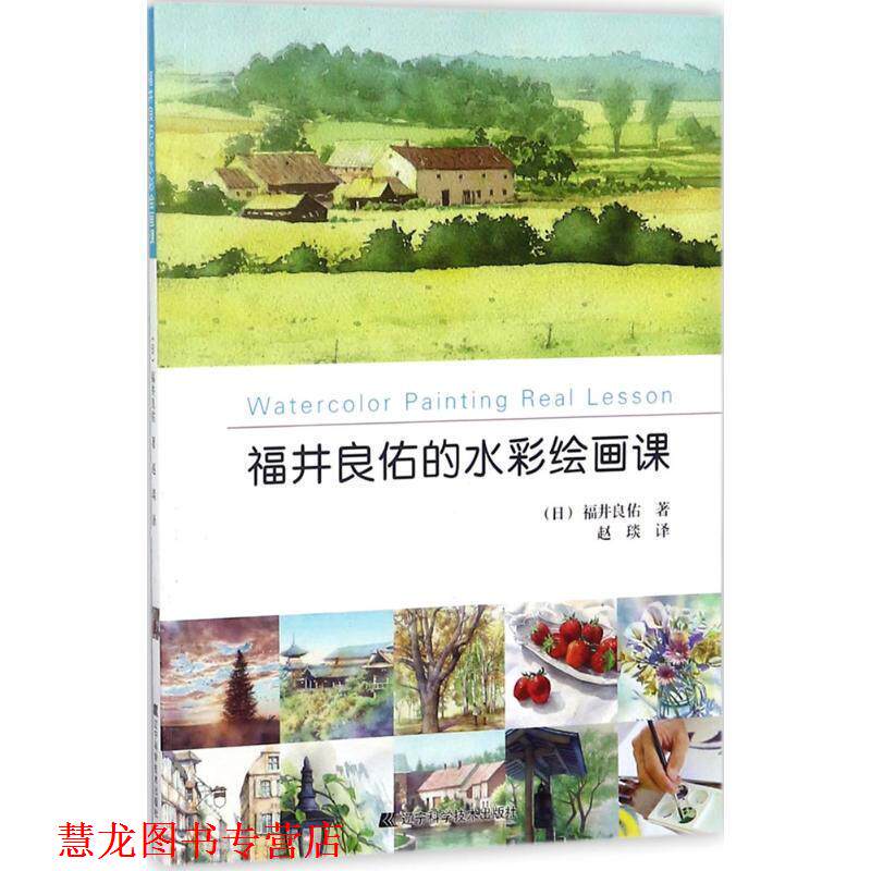 【正版书籍】 福井良佑的水彩绘画课 (日)福井良佑 著,赵琰 译 辽宁科学技术出版社