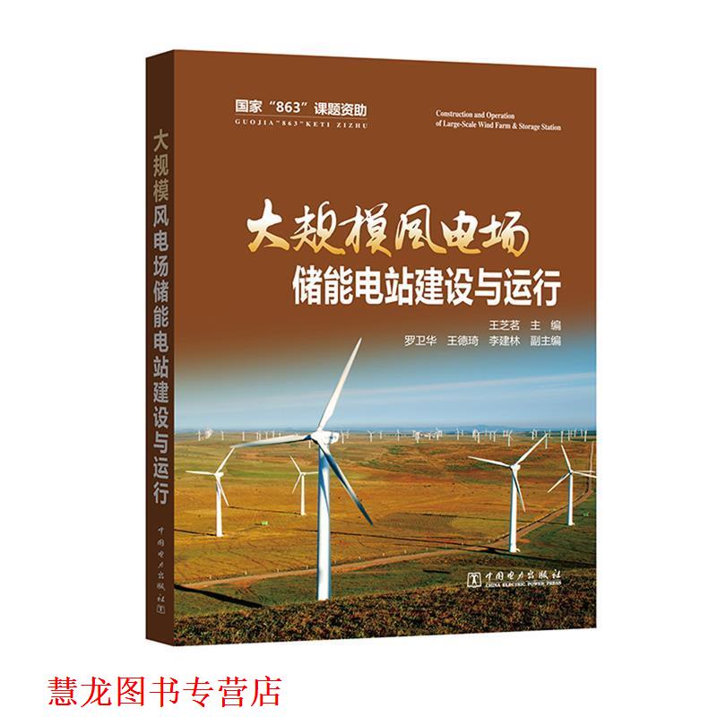 【正版书籍】 大规模风电场储能电站建设与运行 王芝茗 中国电力出版社