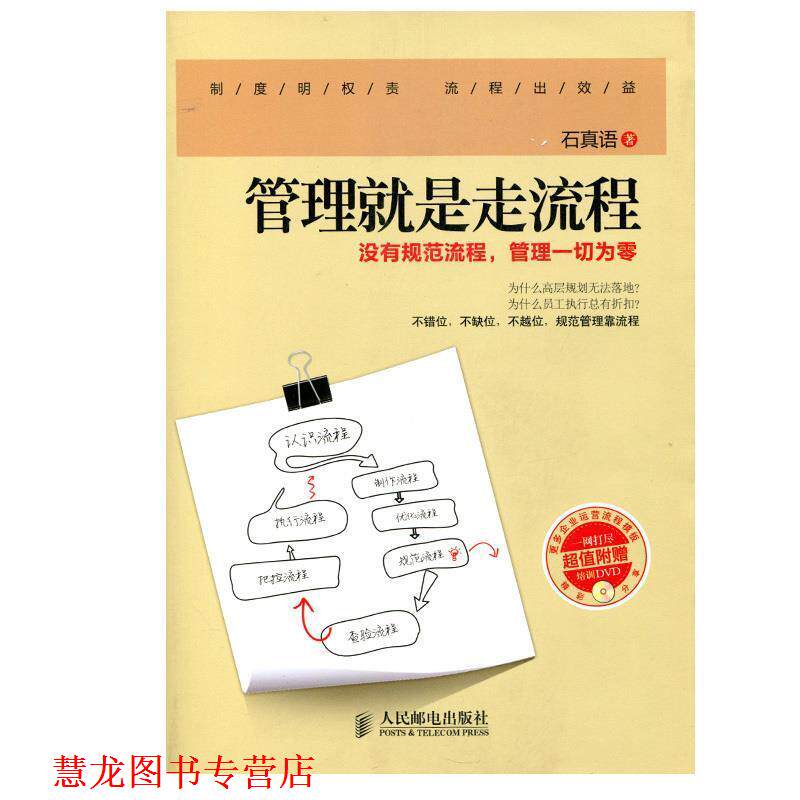 【正版书籍】 管理就是走流程:没有规范流程,管理一切为零 石真语 著 人民邮电出版社