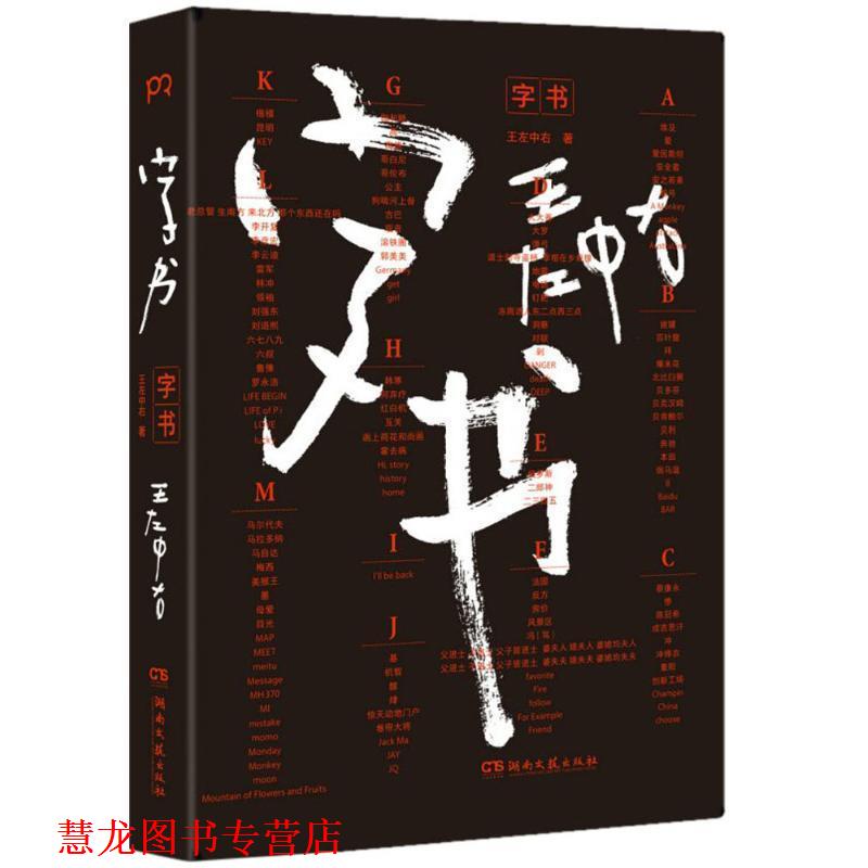 【正版书籍】 字书 王左中右 湖南文艺出版社