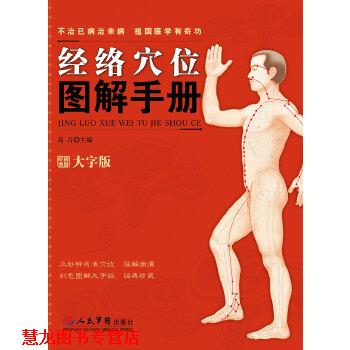 【正版书籍】 经络穴位图解手册-大字版 高音 主编 人民军医出版社