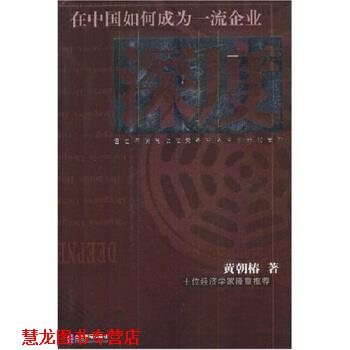 【正版书籍】 深度:在中国如何成为企业 黄朝椿 著 企业管理出版社