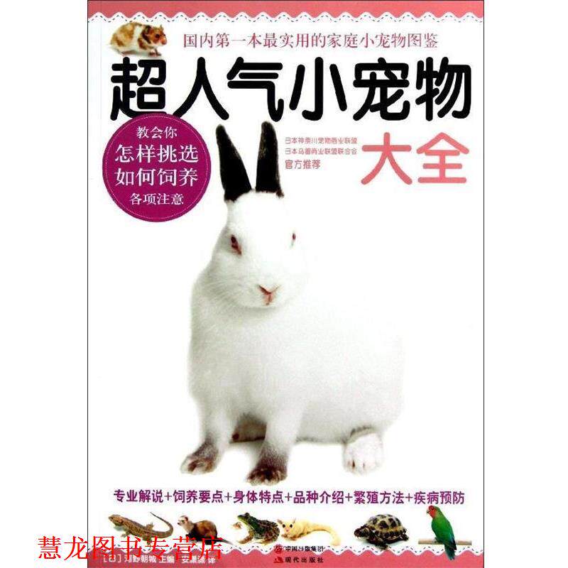 【正版书籍】 超人气小宠物大全 [日] 河野朝城 编 现代出版社