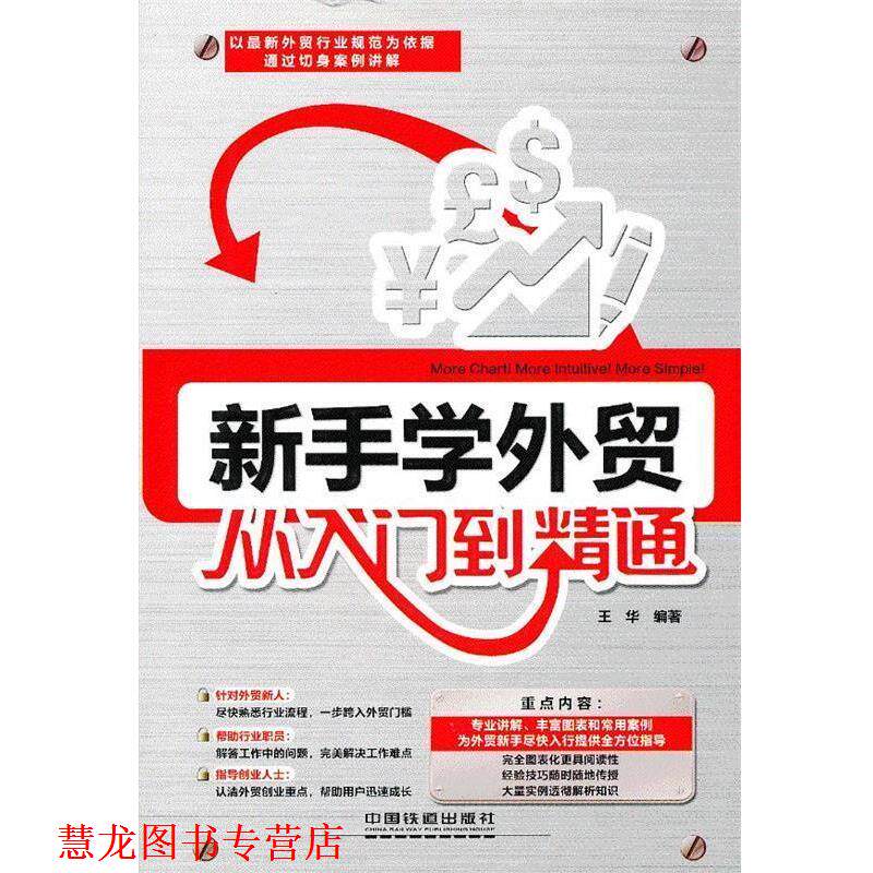 【正版书籍】 新手学外贸从入门到精通 王华　编著 中国铁道出版社