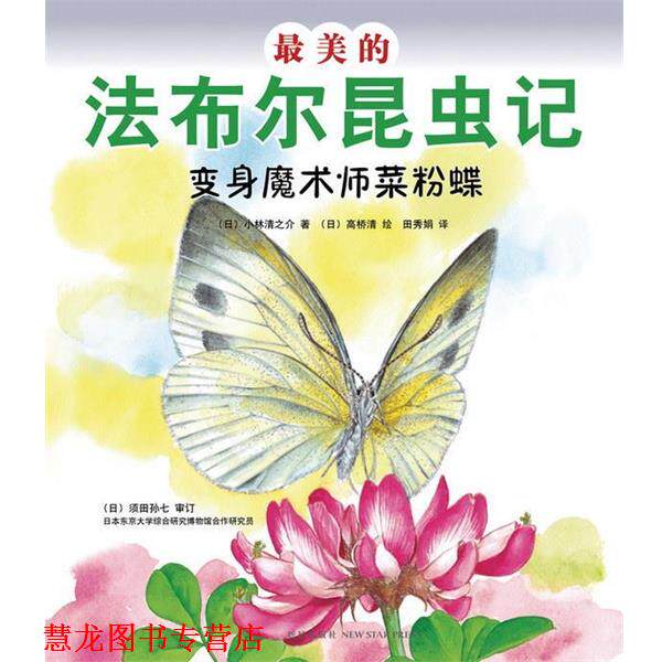 【正版书籍】 的法布尔昆虫记:变身魔术师菜粉蝶 (日)小林清之介 新星出版社