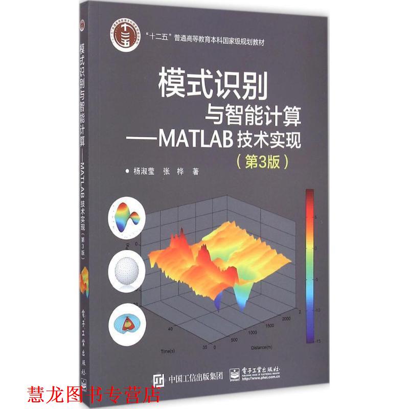 【正版书籍】 模式识别与智能计算—MATLAB技术实现 杨淑莹 著 电子工业出版社