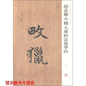 【正版书籍】 中国历代名碑名帖精选系列：赵孟頫小楷大乘妙法莲华经 周俊杰,薛海洋 河南美术出版社