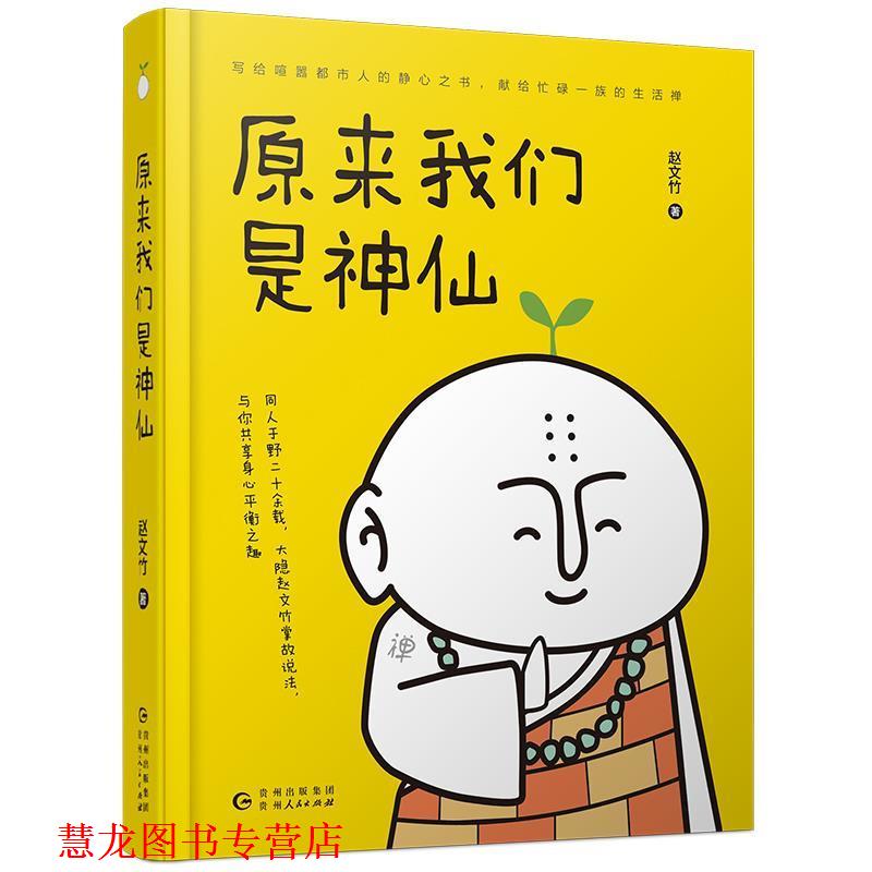 【正版书籍】 原来我们是神仙 赵文竹 贵州人民出版社