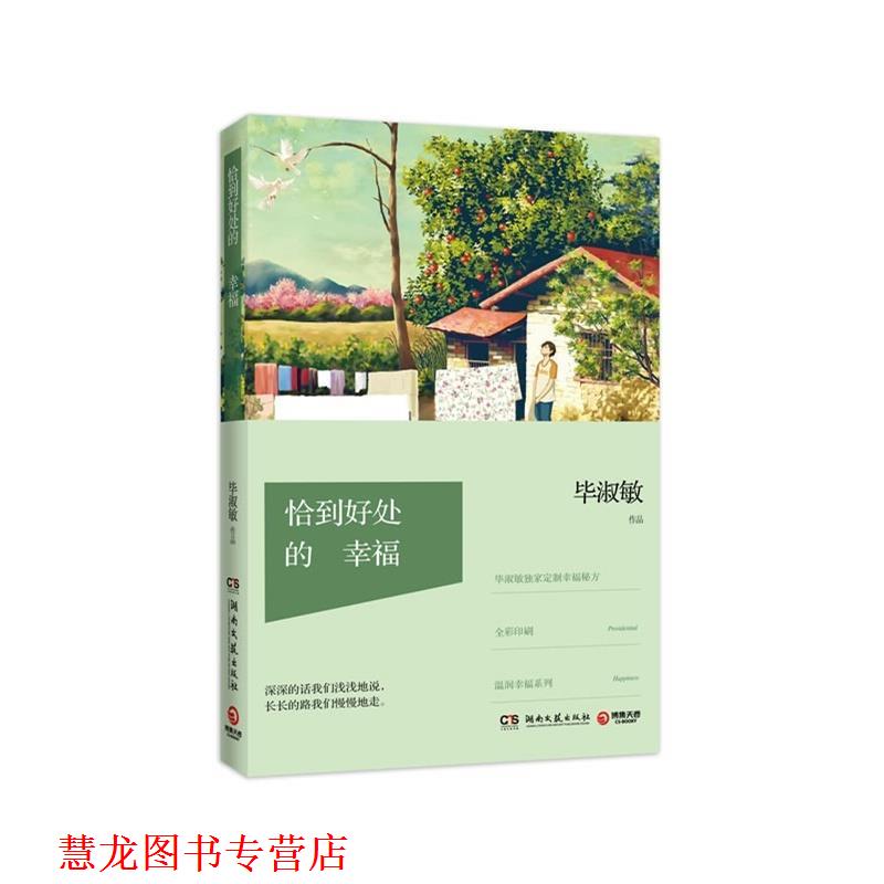 【正版书籍】 恰到好处的幸福 毕淑敏 湖南文艺出版社
