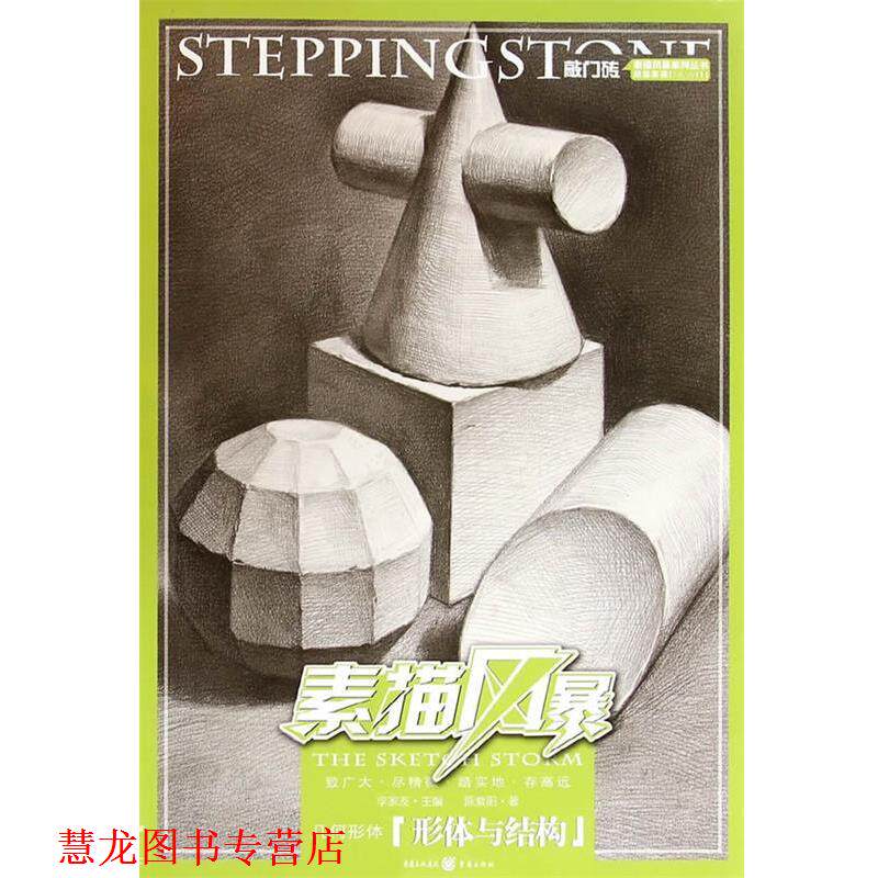 【正版书籍】 敲门砖·素描风暴:几何形体 陈紫阳, 李家友 重庆出版社