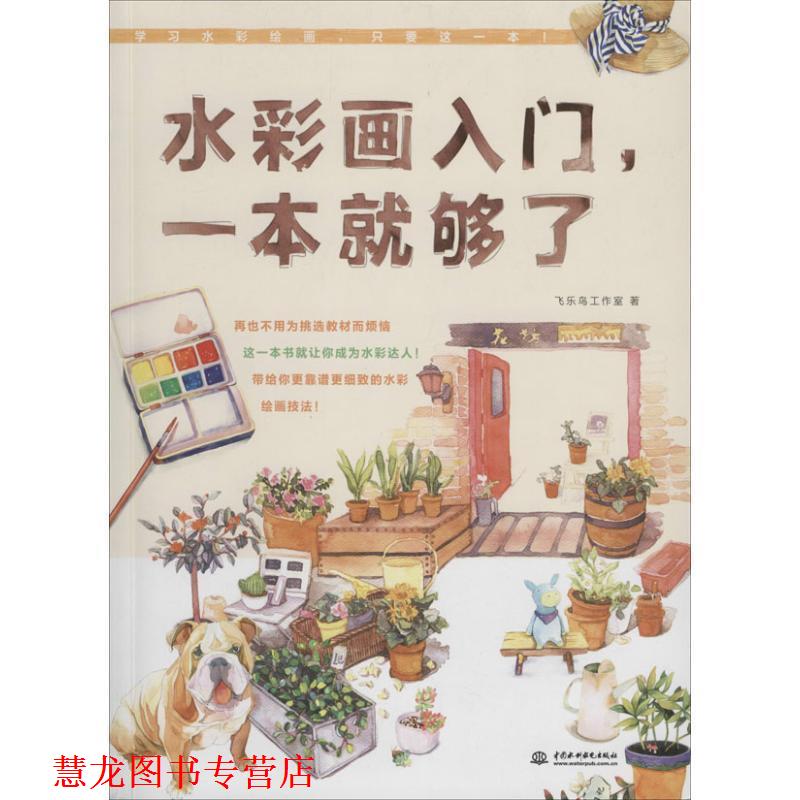 【正版书籍】 水彩画入门，一本就够了 飞乐鸟工作室 中国水利水电出版社