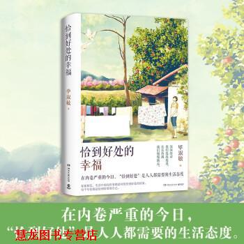 【正版书籍】 恰到好处的幸福 毕淑敏 湖南文艺出版社
