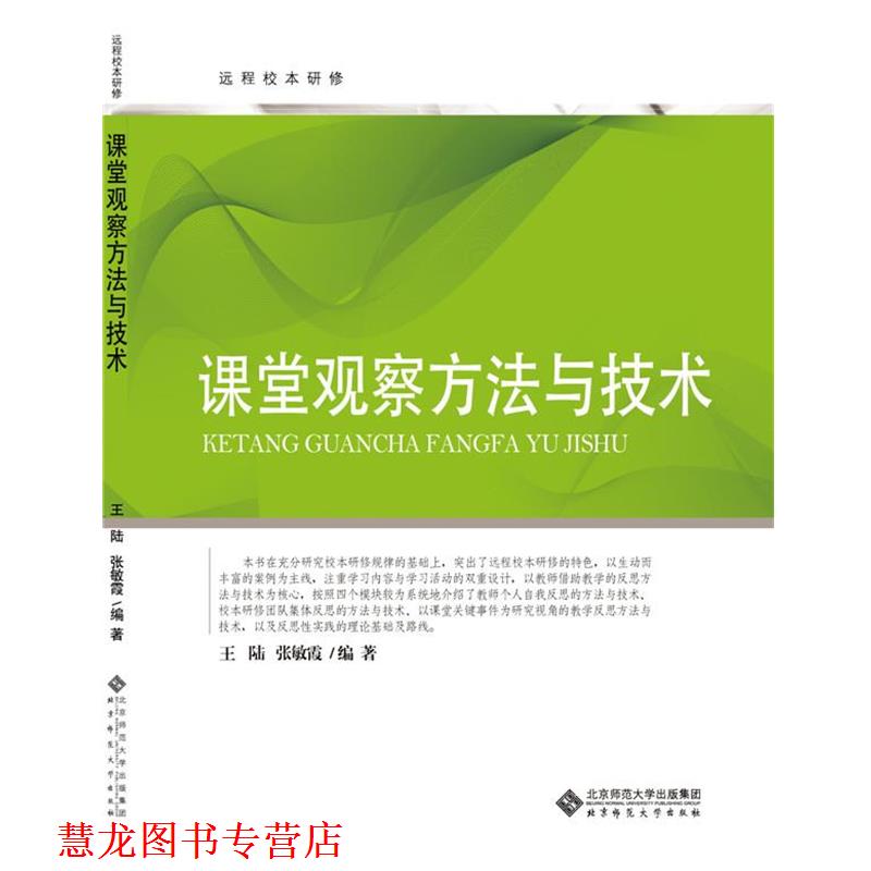 【正版书籍】 远程校本研修丛书:课堂观察方法与技术 王陆 北京师范大学出版社