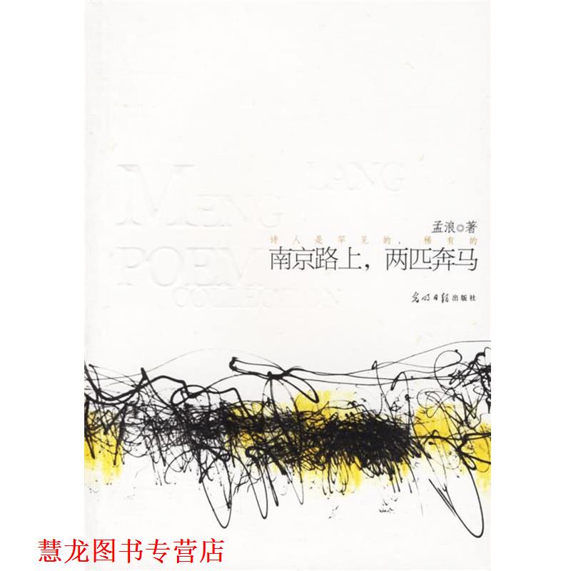 【正版书籍】 南京路上，两匹奔马 孟浪 著 光明日报出版社
