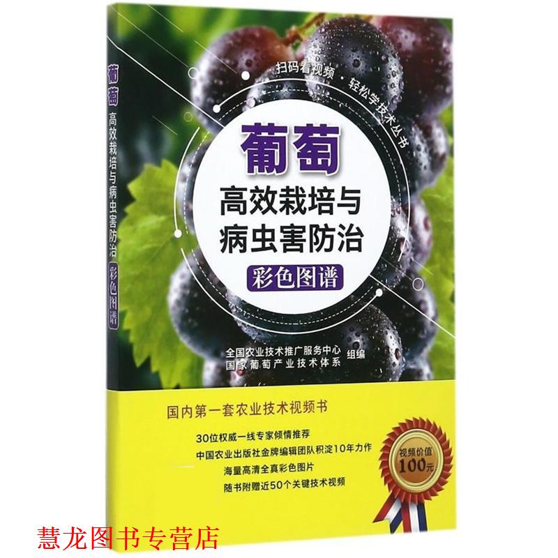 【正版书籍】 葡萄高效栽培与病虫害防治彩色图谱 全国农业技术推广服务中心,国家葡萄产业技术体系 编 中国农业出版社