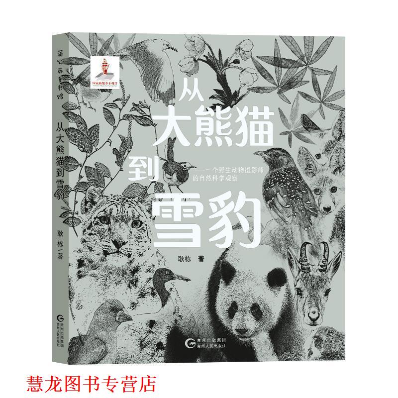 【正版书籍】 蒲公英童书馆:从大熊猫到雪豹—一个野生动物摄影师的自然科学观察 耿栋 贵州人民出版社