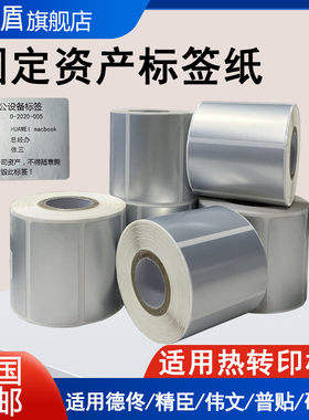 适用德佟印立方DT270/280精臣B50Z401普贴65/66DC伟文P50/P51理念3600标签纸哑银纸固定资产机架不干胶打印纸