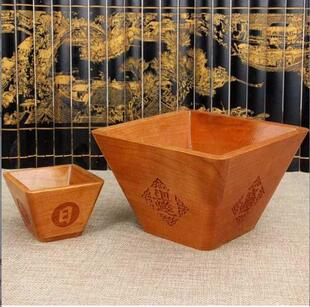 桃木升子米斗日进斗金聚财家居装饰结婚开业礼品店铺招财摆件