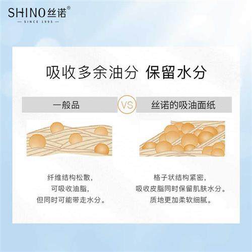 丝诺吸油纸面部控油女男士清爽脸部鼻头擦油纸便携竹炭/蓝膜/绿茶