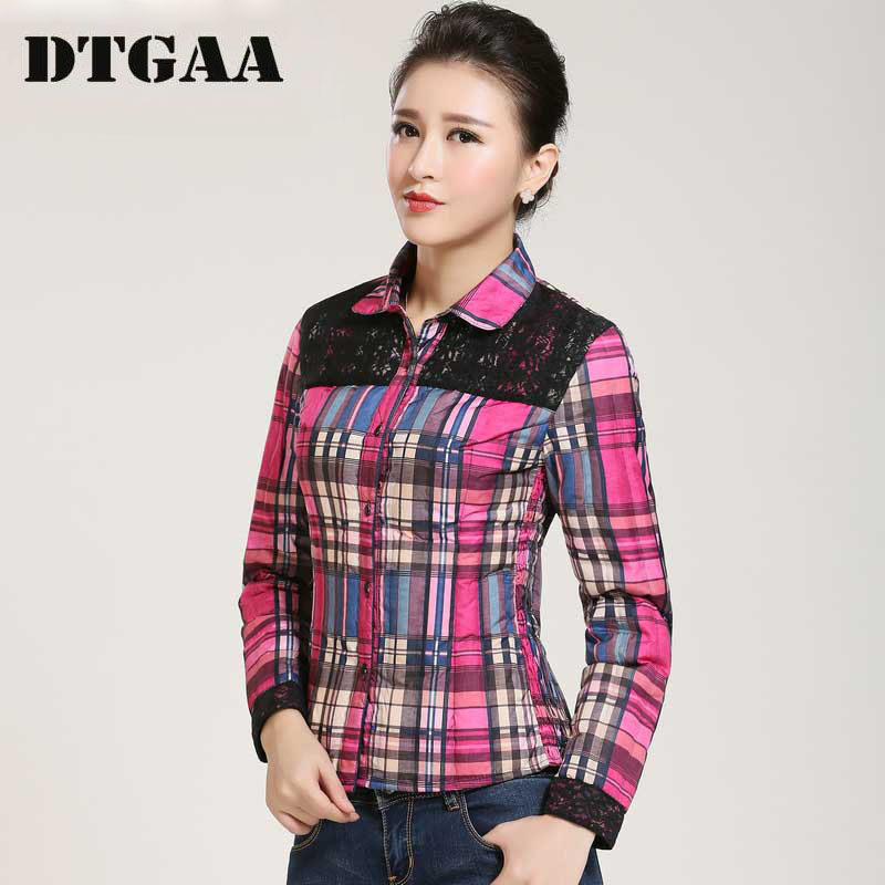 DTGAA冬季短款羽绒服内胆女士修身长袖保暖内衣韩版打底羽绒衬衫在类目 女装/女士精品, 羽绒服中 - 来自Buy2taobao.com提供专业的淘宝代购服务