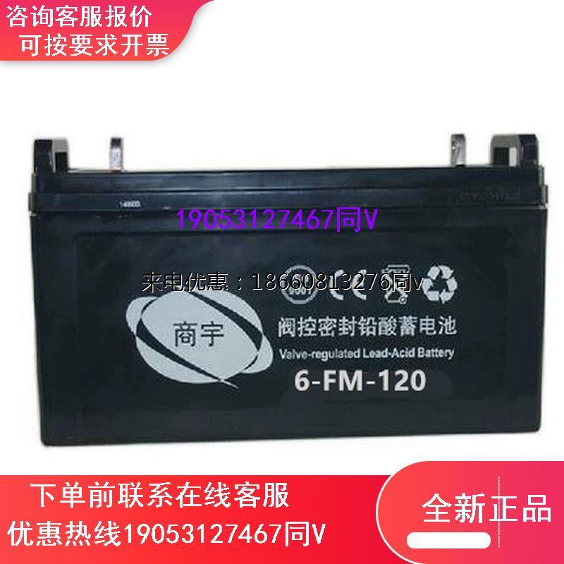 商宇蓄电池6-FM-120直流屏UPS/EPS电源/机房12V120AH消防医疗器械