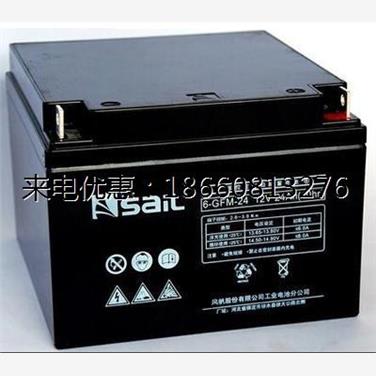 风帆蓄电池6-GFM-24 12V24AH铅酸阀控UPS/EPS主机消防基站蓄电池