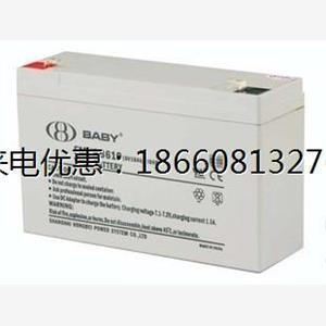 鸿贝FM 特价 BB610蓄电池 现货 免维护蓄电池 鸿贝蓄电池6V10AH