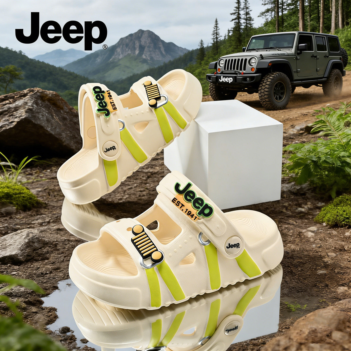 吉普jeep2026夏季新款男童拖鞋