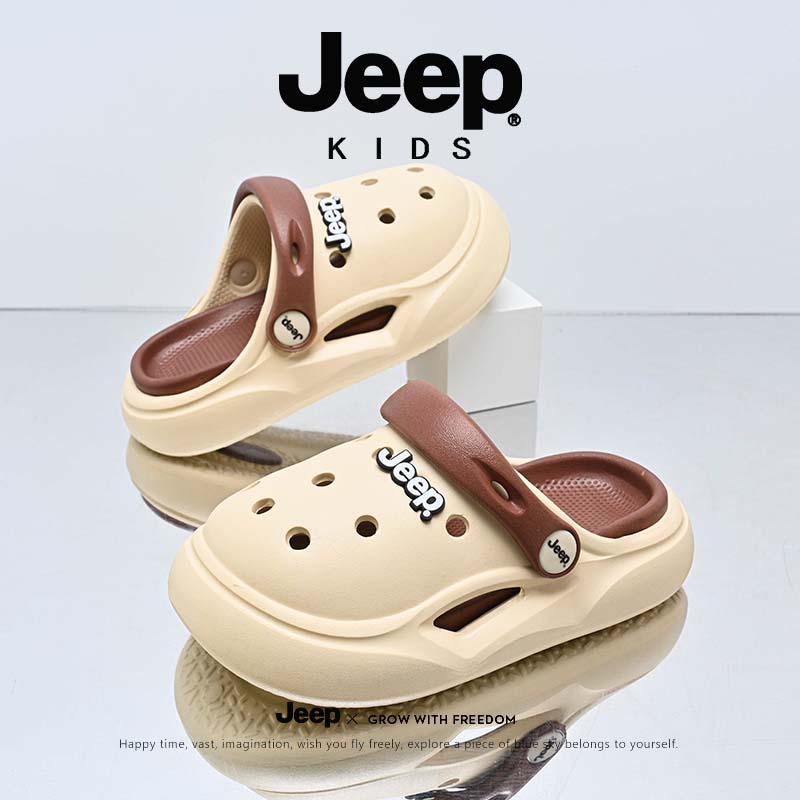 jeep吉普潮牌洞洞鞋夏季小孩宝宝