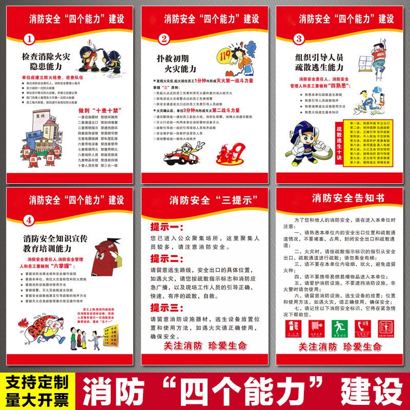 新款消防安全管理制度制度牌防水防晒标语检查标识标牌警示公示牌