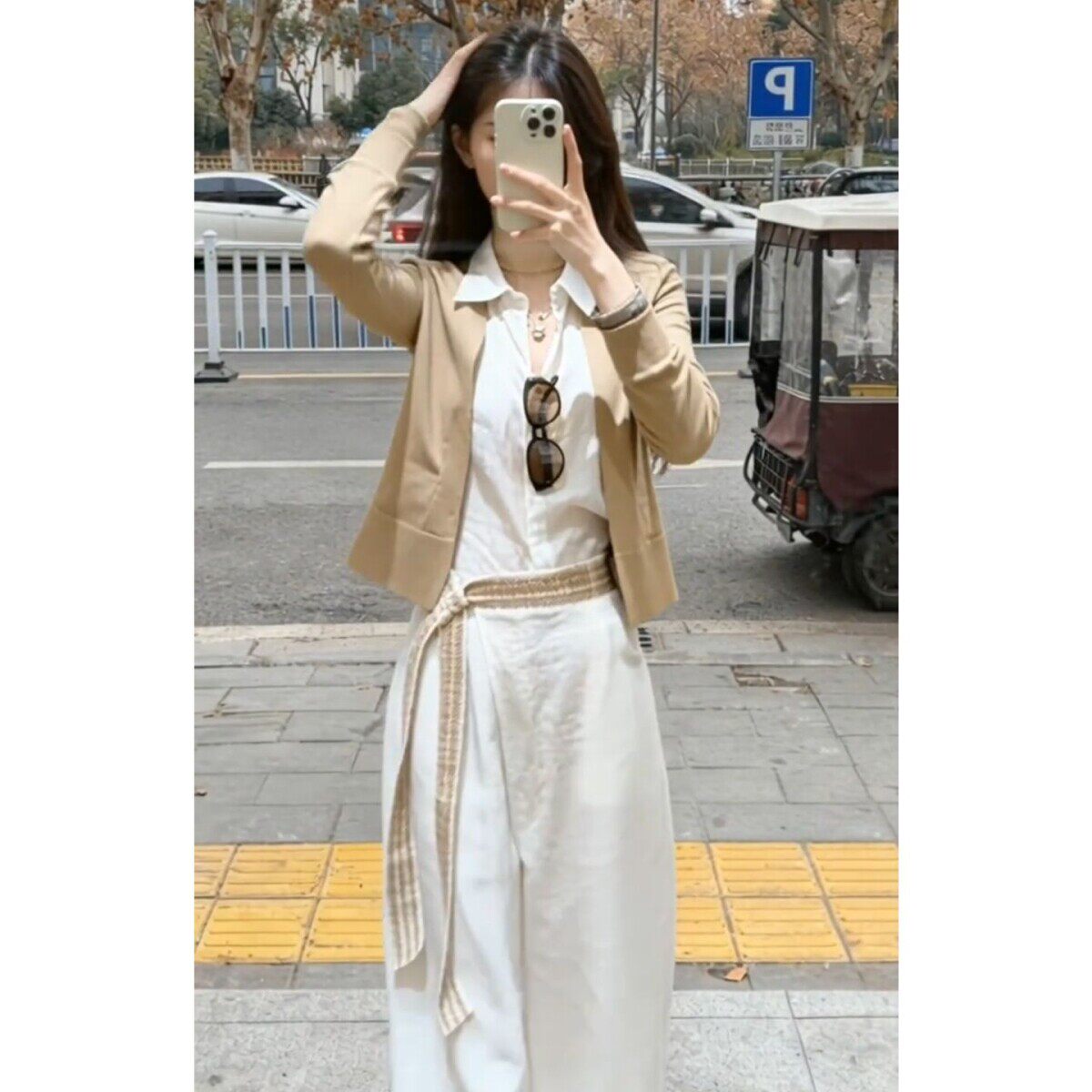 韩系穿搭老钱风一整套时尚套装2026春季新款开春设计感两件套女装