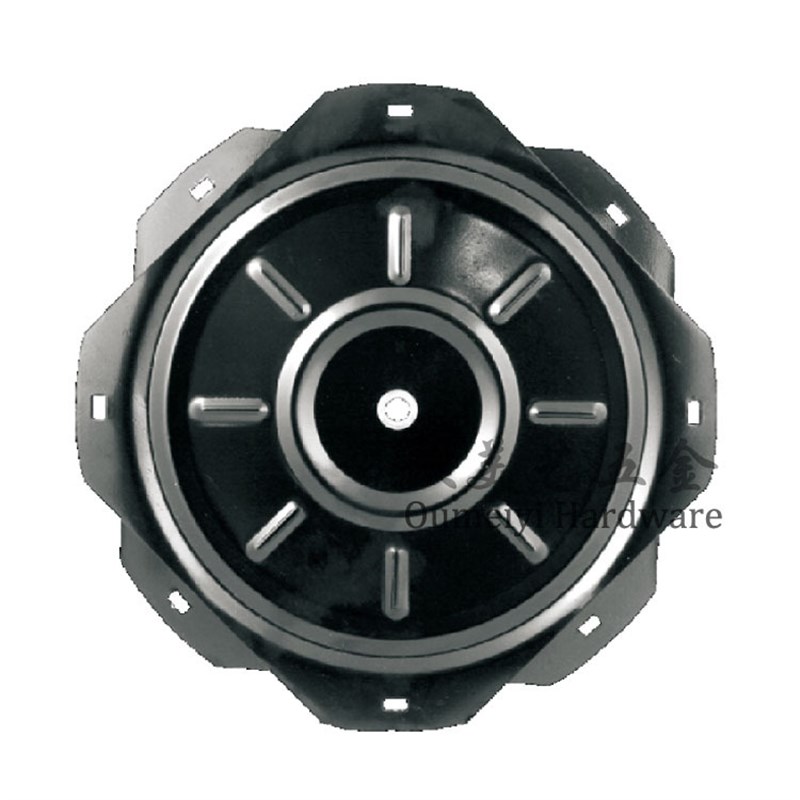 家具五金转盘 10寸满珠加厚万向旋转盘 沙发吧椅铁转盘 轴承家具