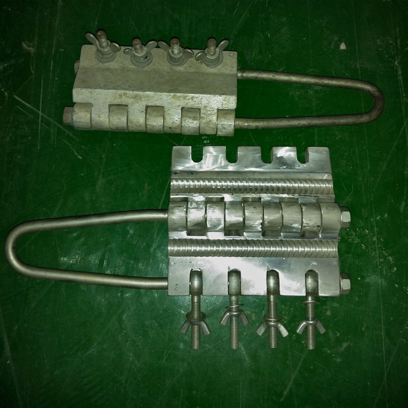 13-22mm4-10T圆股钢丝绳7-24mm2-10T防扭钢丝绳多片螺栓型卡线器