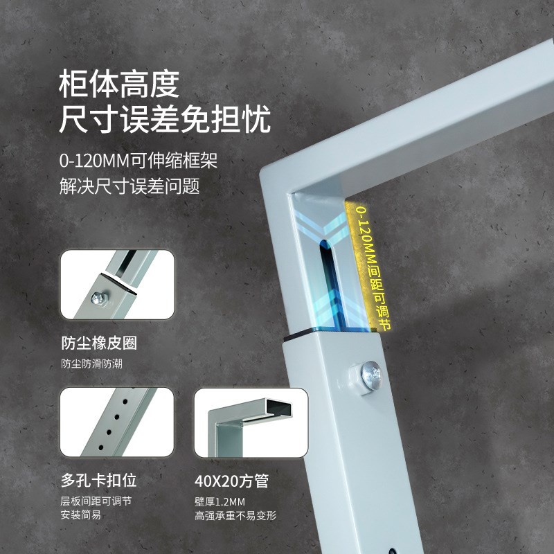 新款360度旋转鞋架多层收纳伸缩多功能家用鞋柜内置五金件