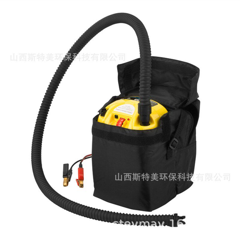 GP80充气船冲锋舟橡皮艇充气泵充抽两用12车载户外高压双电机双缸