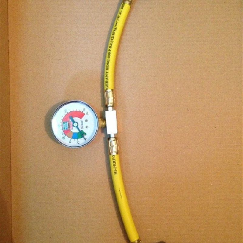 R134A recharge hose 汽车空调雪种补充管 检测加氟管 冷媒管