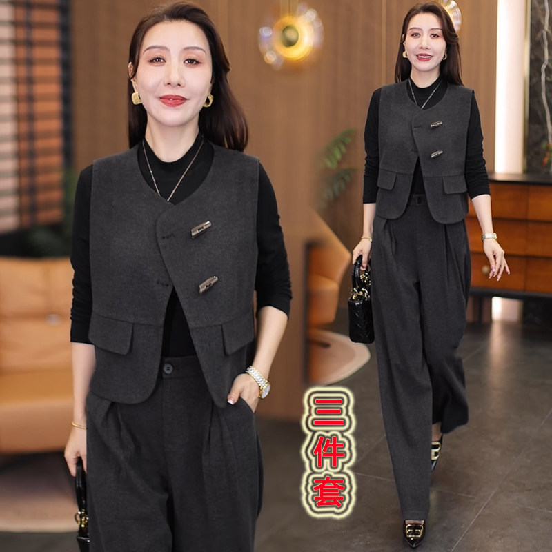 时尚套装女2025秋季新款洋气减龄